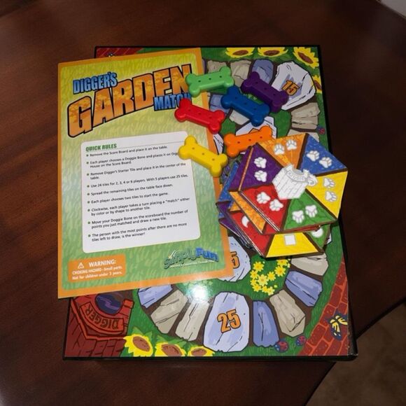 Simplyfun Diggers Garden Match Game Ages 4+ COMPLETE - Picture 3 of 4